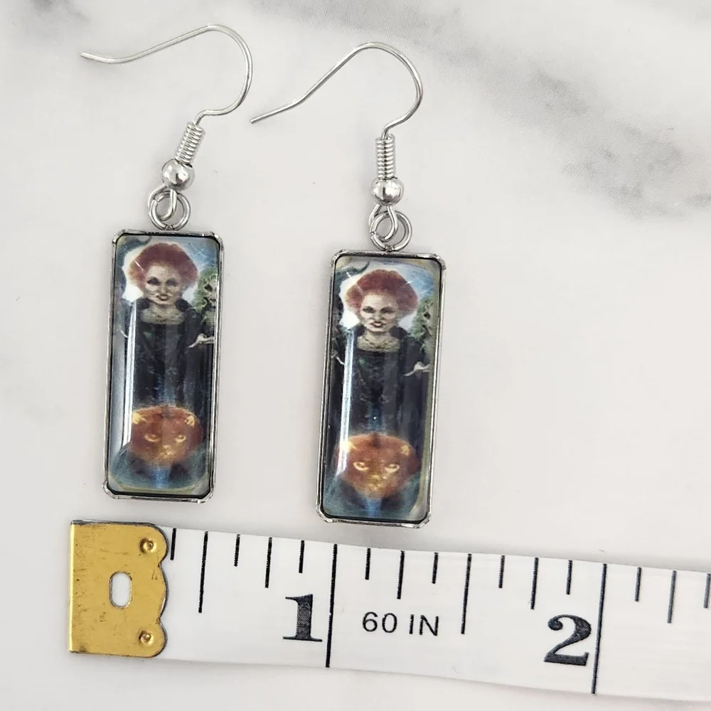 ​Halloween Hocus Pocus Mary Sanderson Pumpkin Earrings